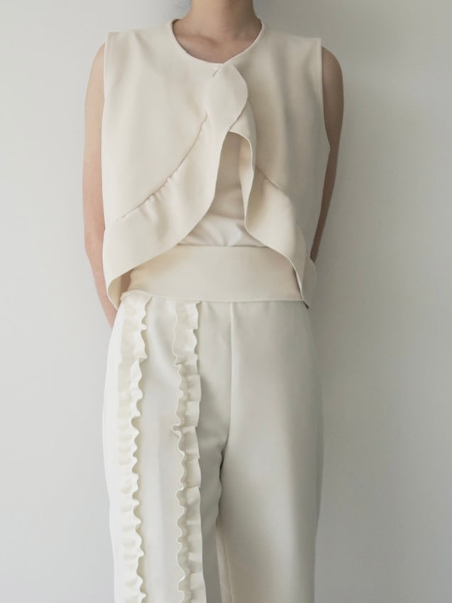 sleeved cape vest
