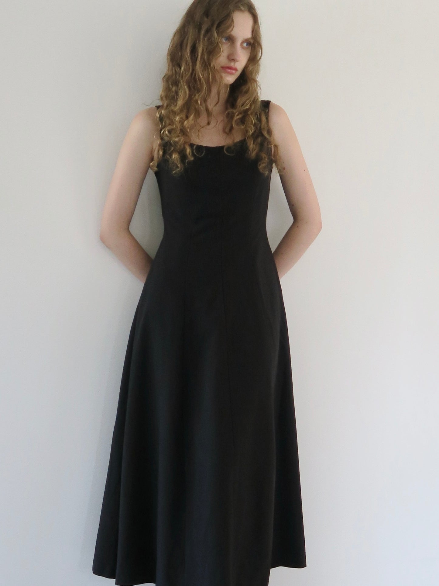 fit and flare cami dress