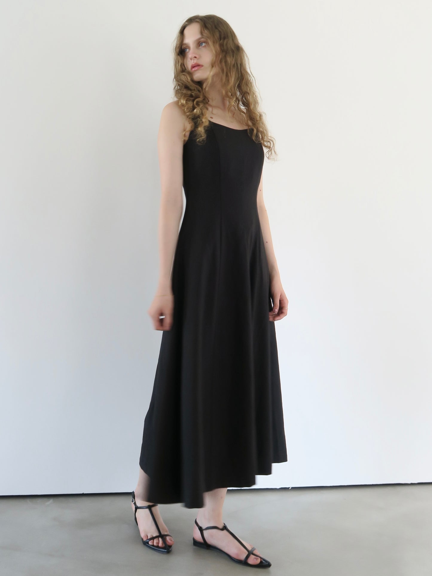 fit and flare cami dress