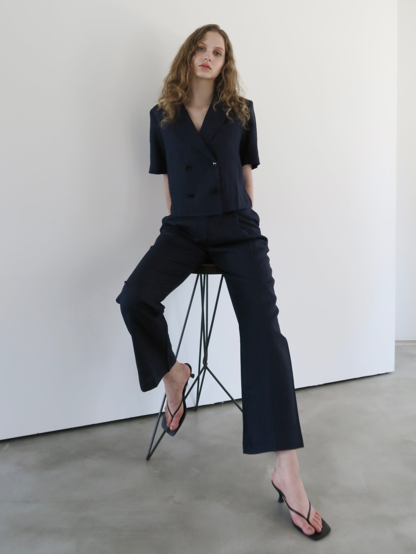 linen short sleeve set up
