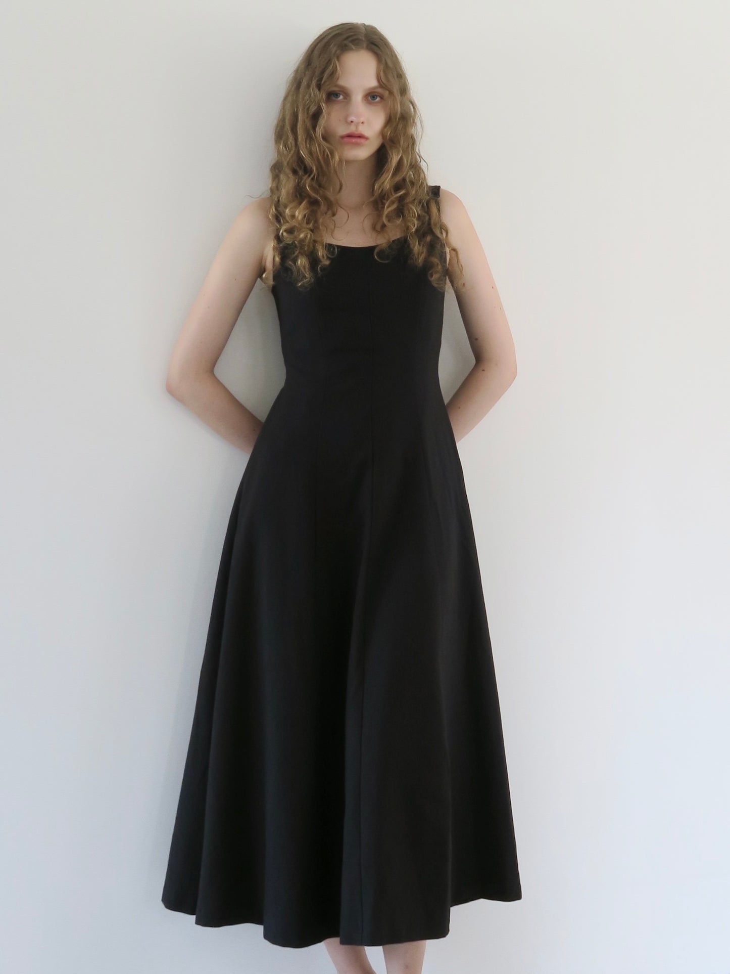 fit and flare cami dress