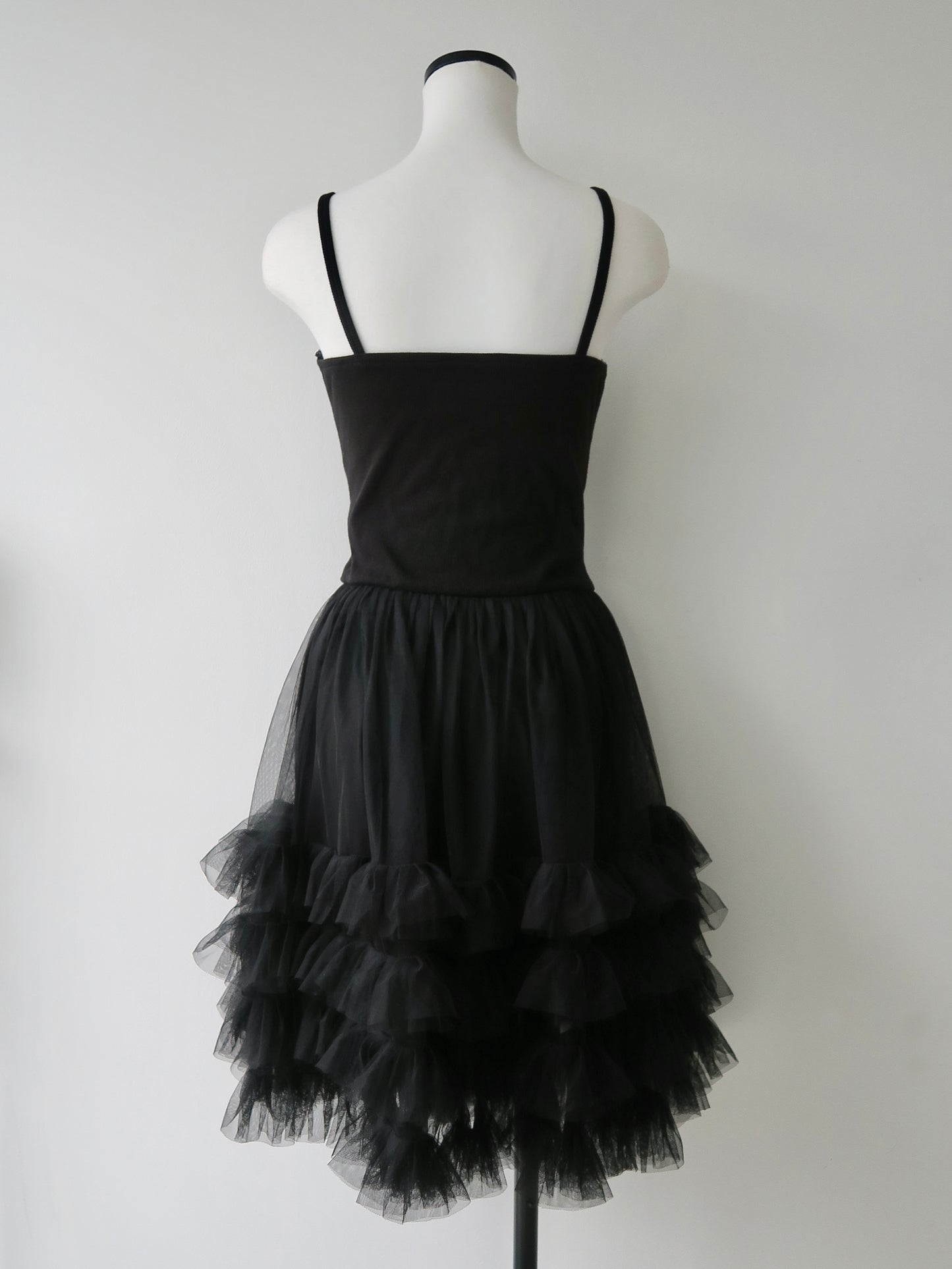tulle mini cami dress