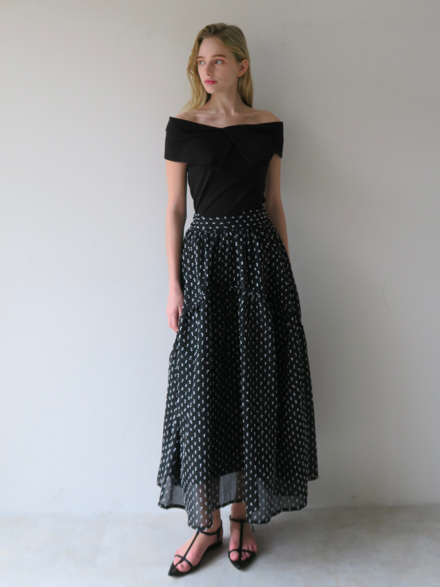 big collar off shoulder tops