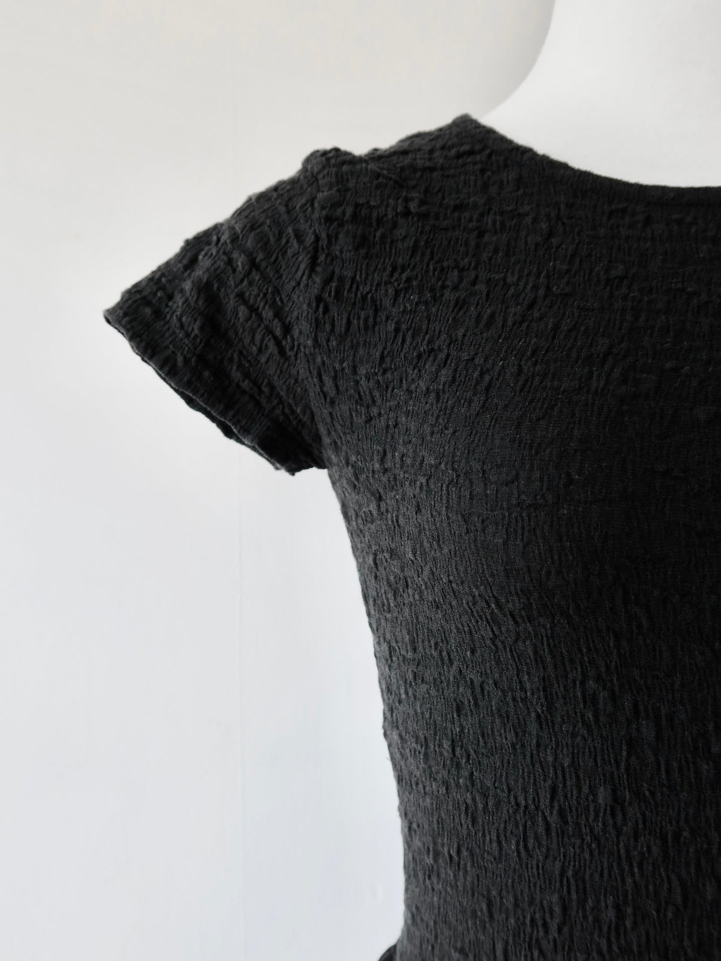 back open shirring dress