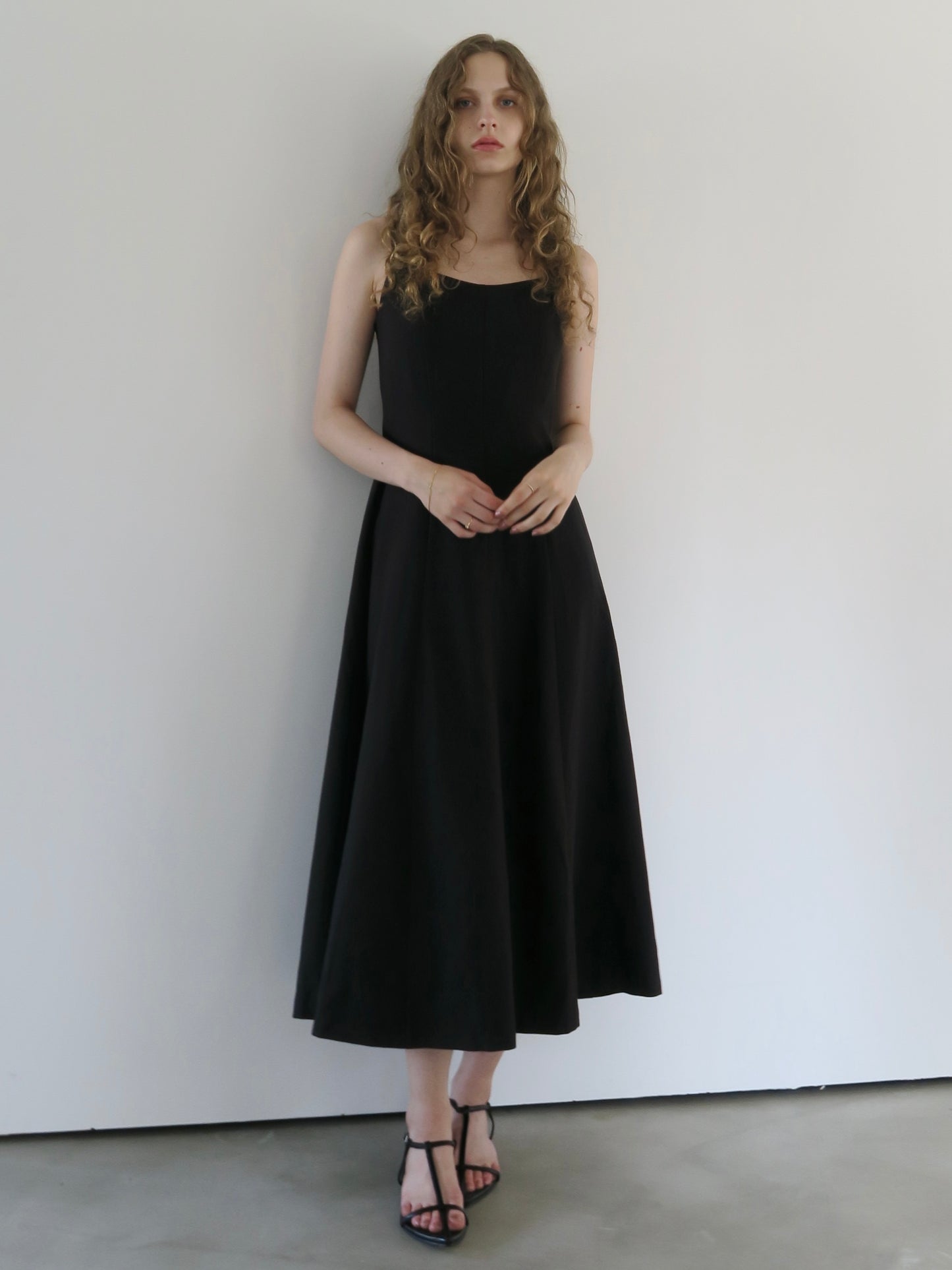 fit and flare cami dress