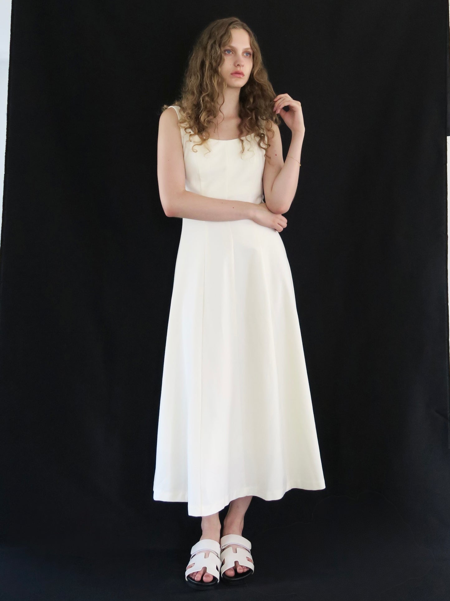 fit and flare cami dress