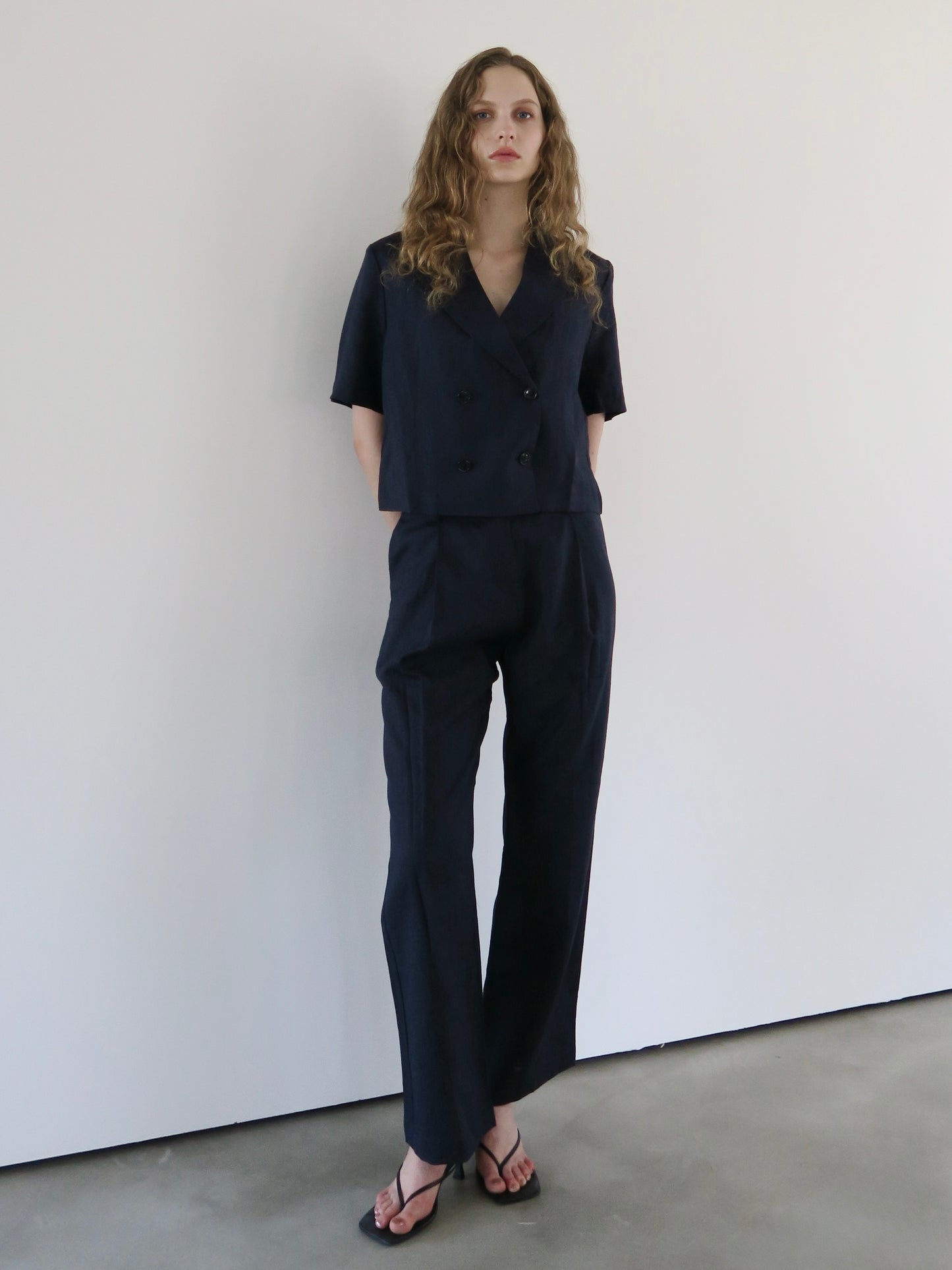 linen short sleeve set up