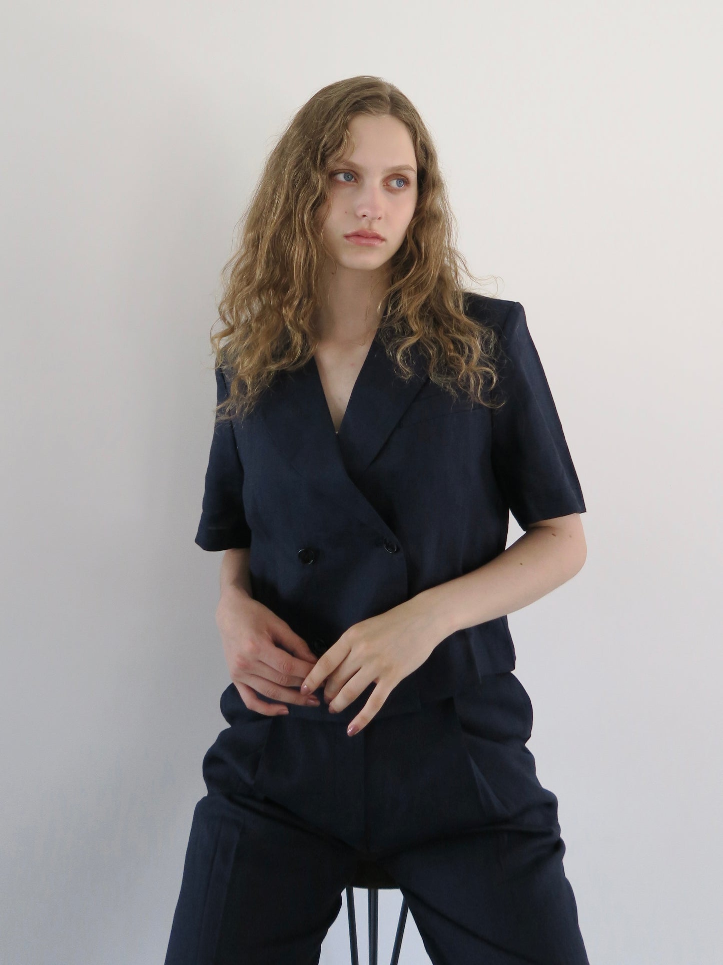 linen short sleeve set up