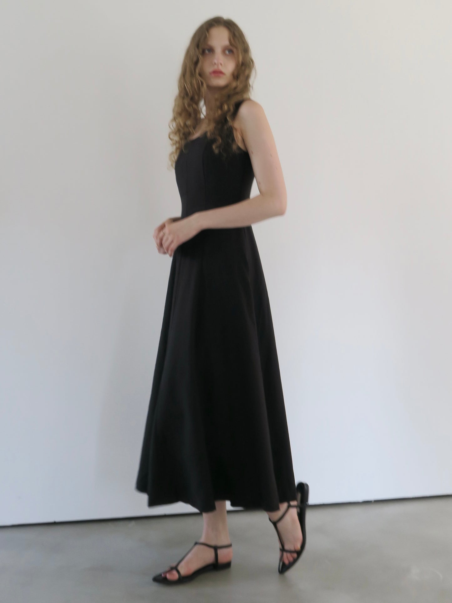 fit and flare cami dress