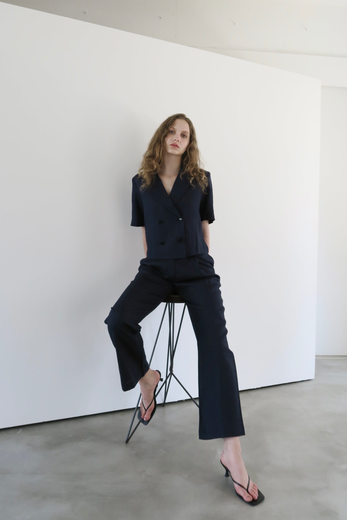 linen short sleeve set up