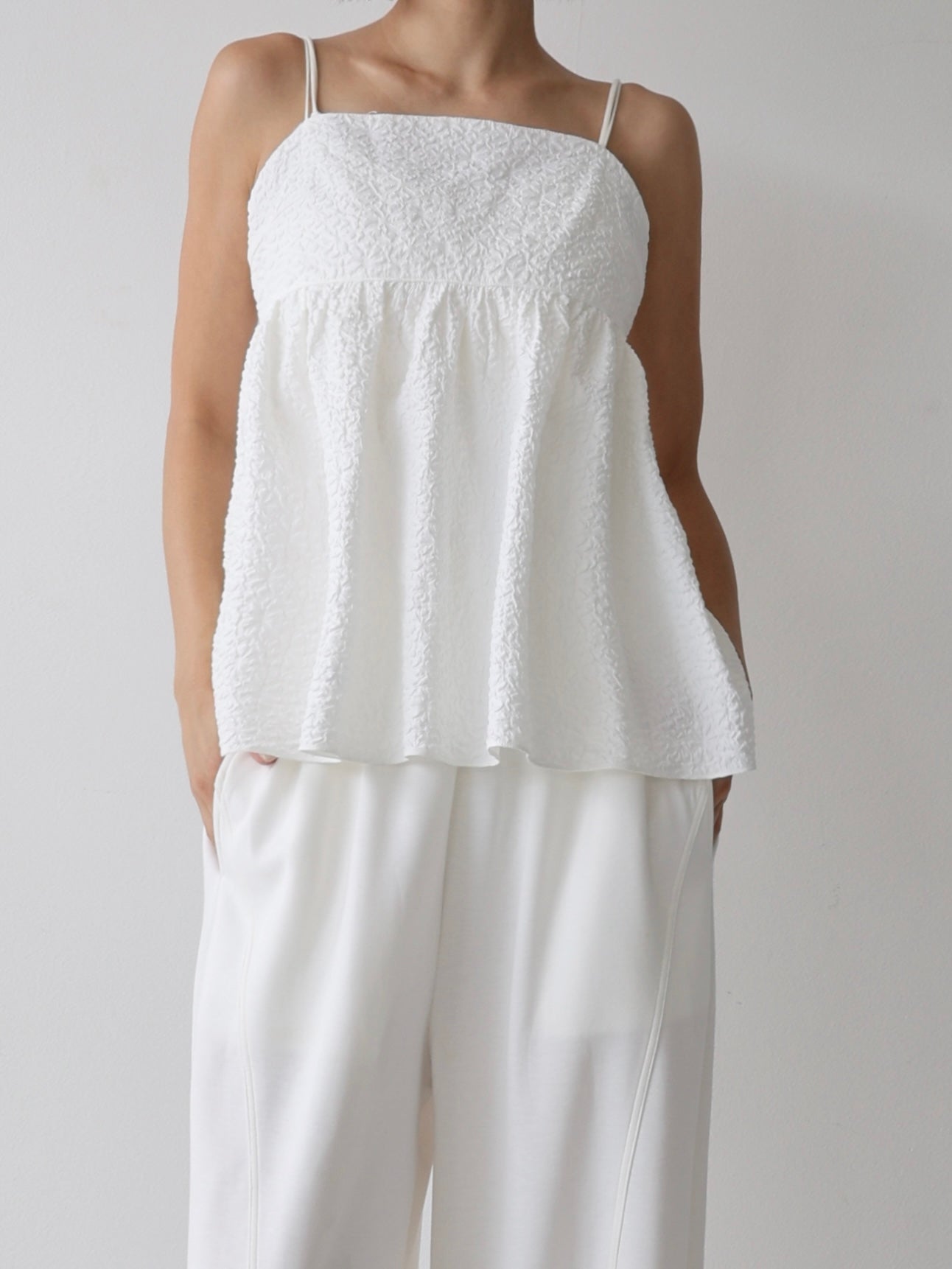 thin cami flare tops