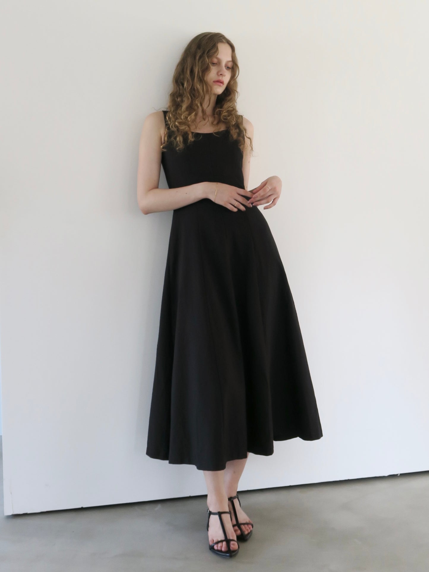 fit and flare cami dress