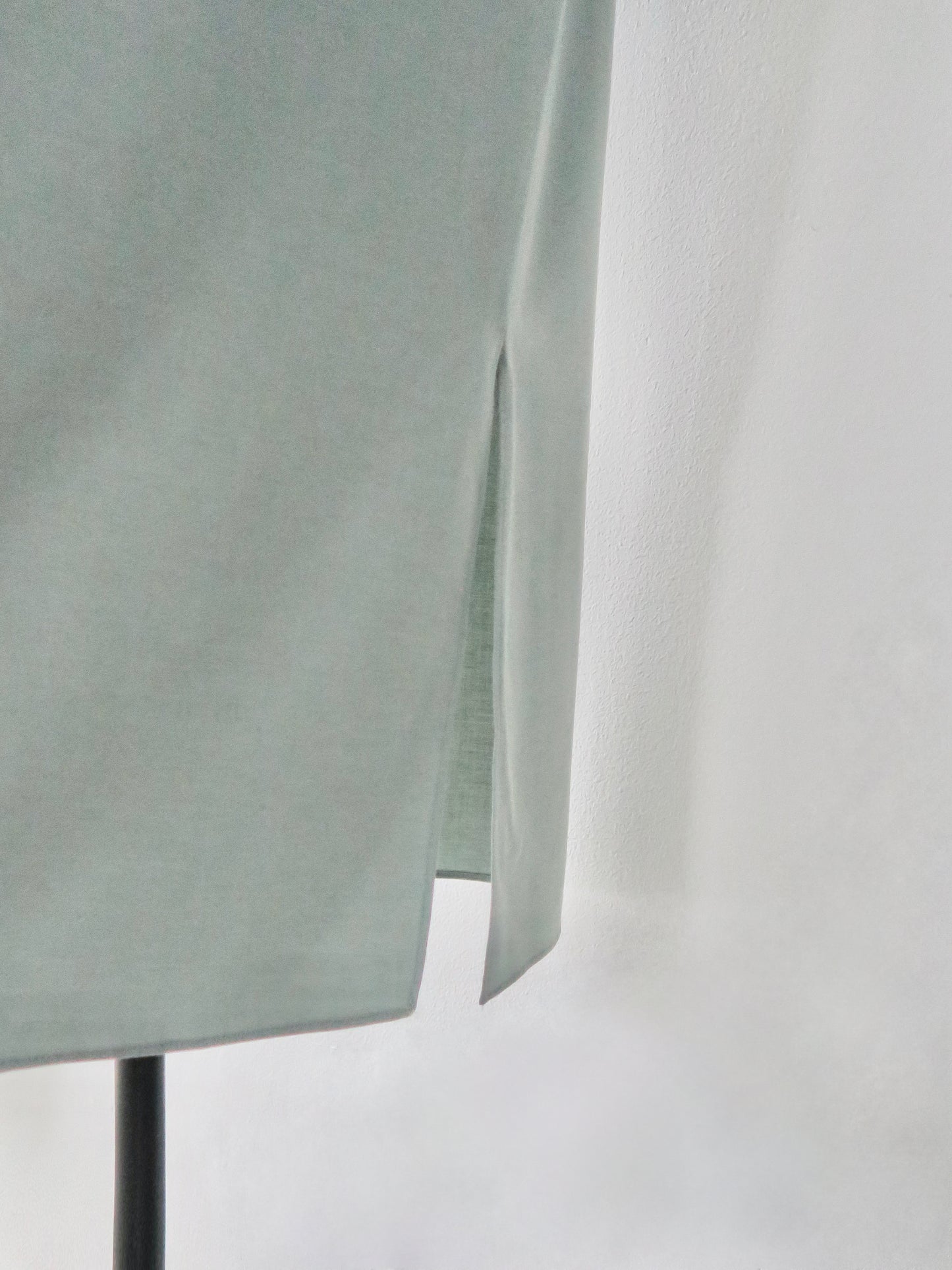 long straight slit cami dress