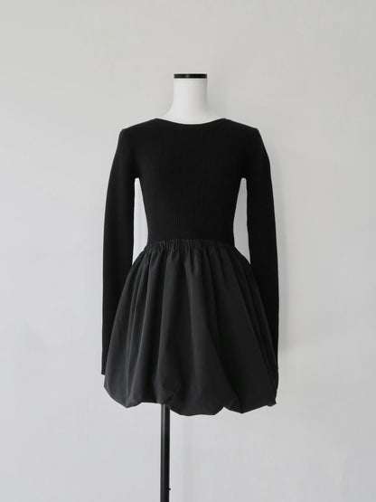 bubble docking mini dress