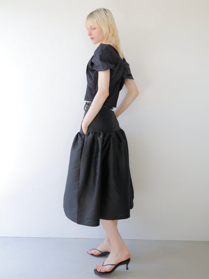 lady shirring skirt