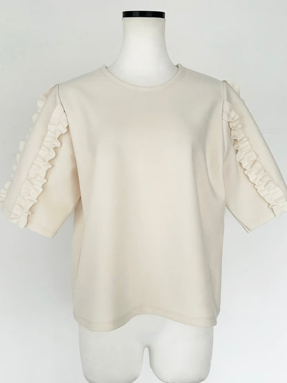 [ SAMPLE SALE ] frill sleeves pullover