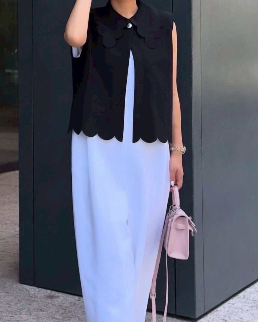 swane スワネ　cloud collar open vest ベスト cloud coller open vest – swane