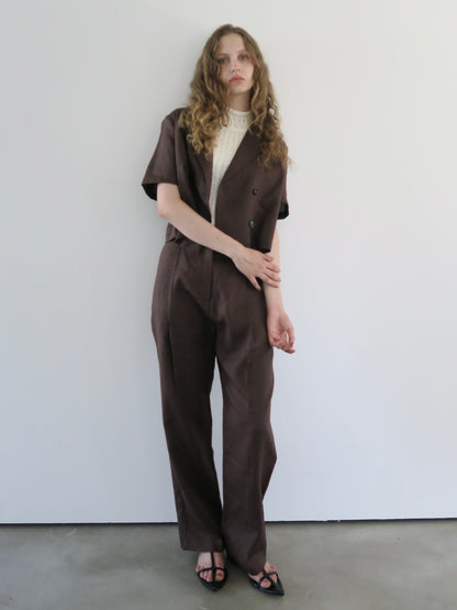 linen short sleeve set up