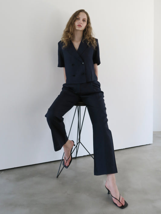 linen short sleeve set up