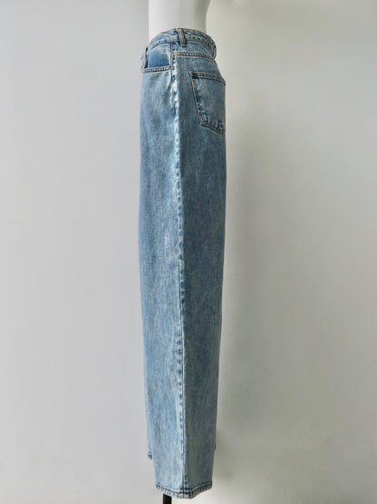 ice loose straight denim
