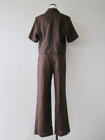 linen short sleeve set up