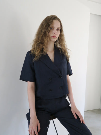 linen short sleeve set up