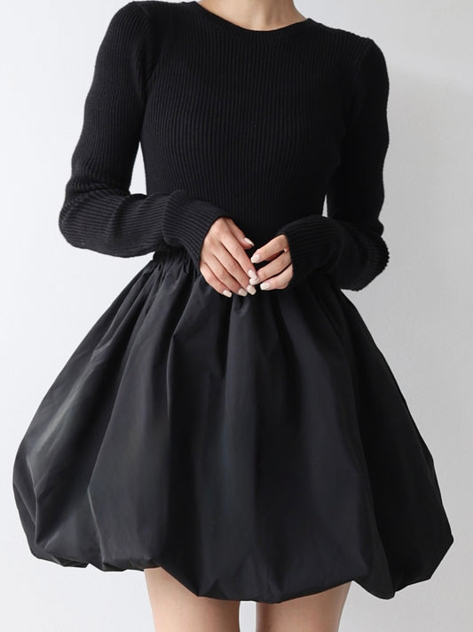 bubble docking mini dress