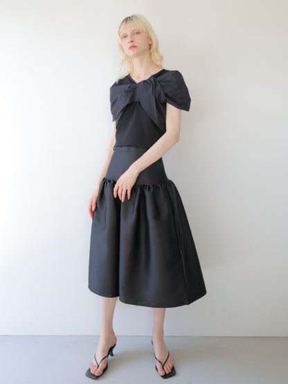 lady shirring skirt