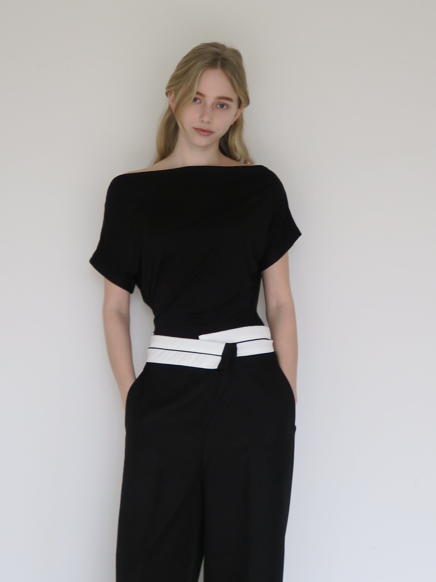 boat neck tee