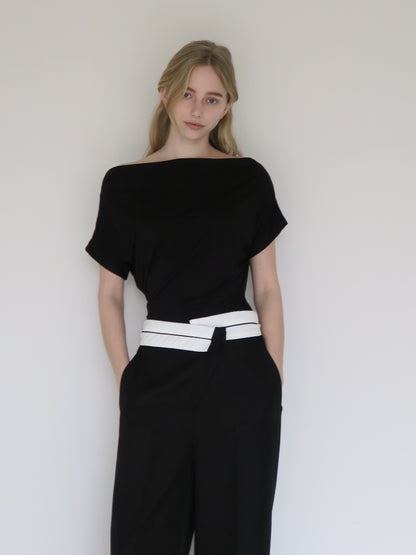 boat neck tee