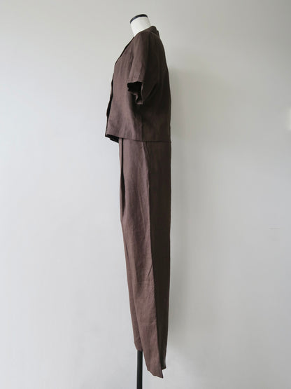 linen short sleeve set up