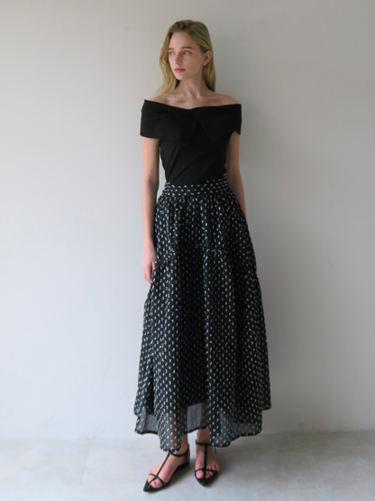 big collar off shoulder tops