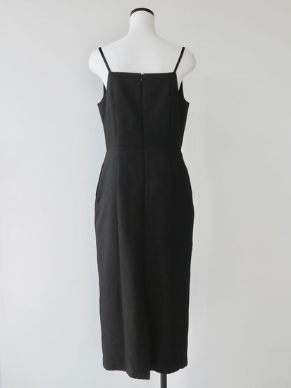 slim line slip dress