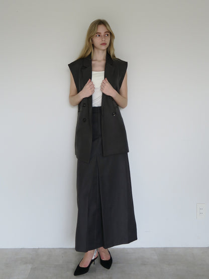 [ SAMPLE SALE ] long tailored gilet