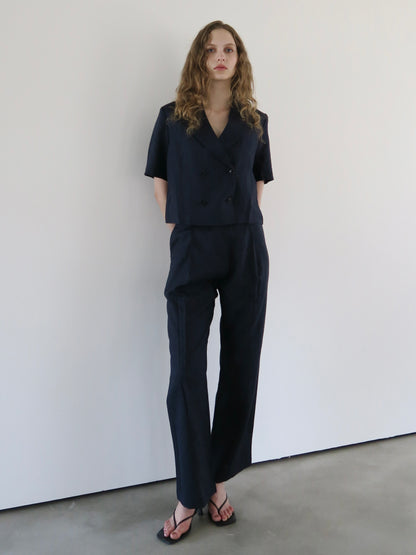 linen short sleeve set up