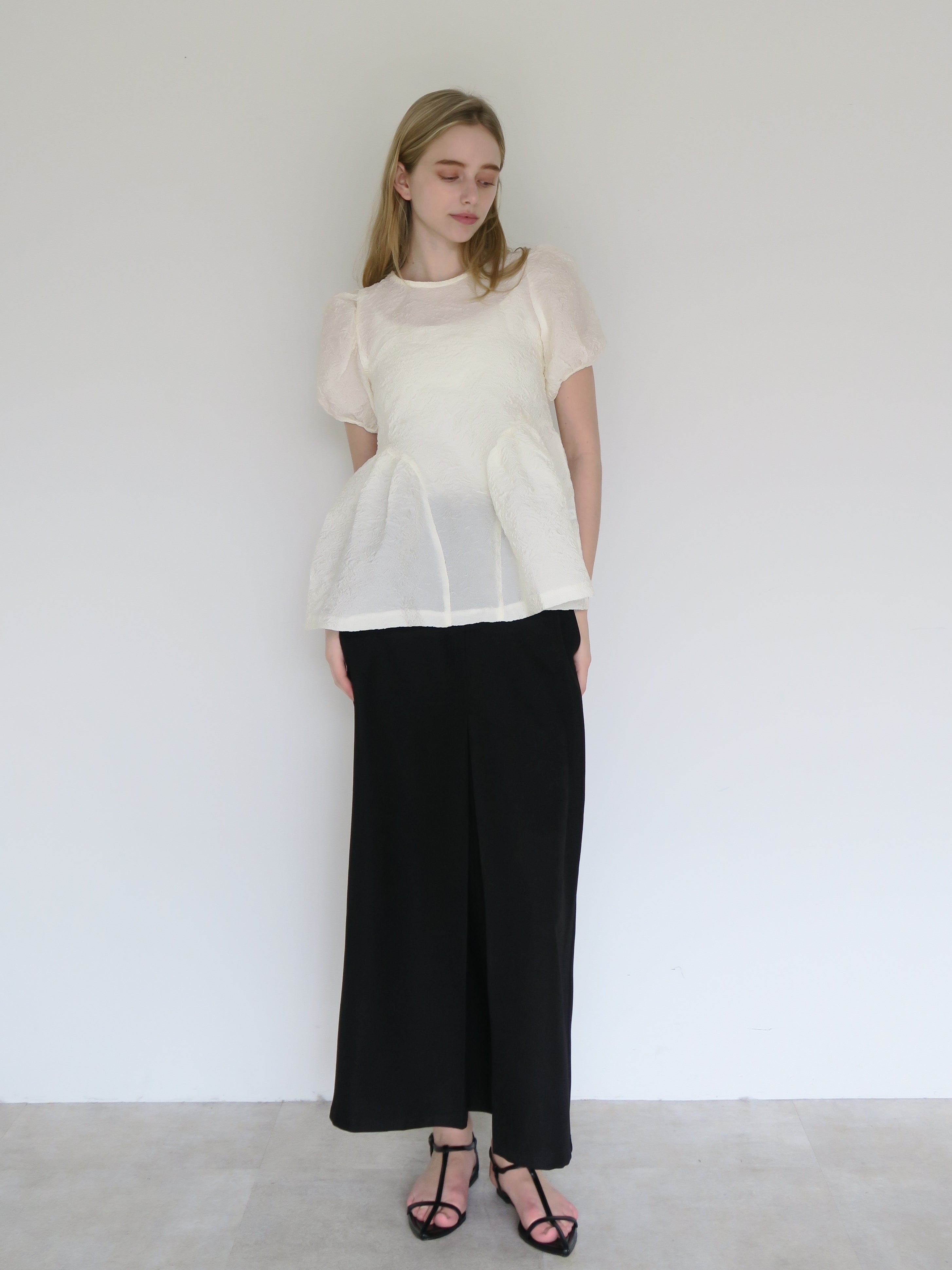 front tuck wide skirt – swane