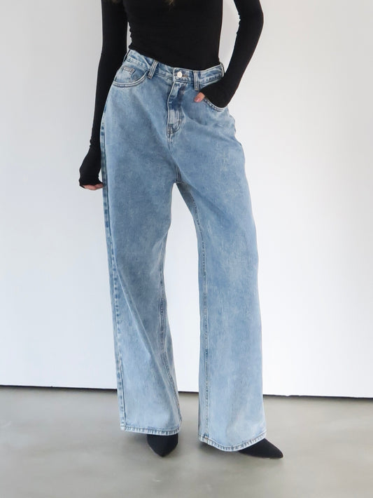 ice loose straight denim