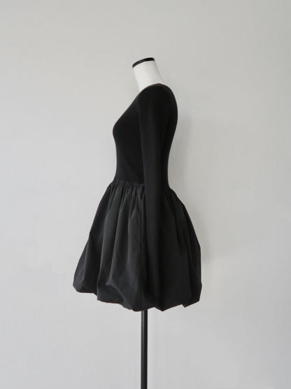 bubble docking mini dress