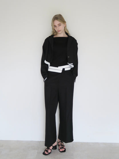 asymmetry belt wide slacks