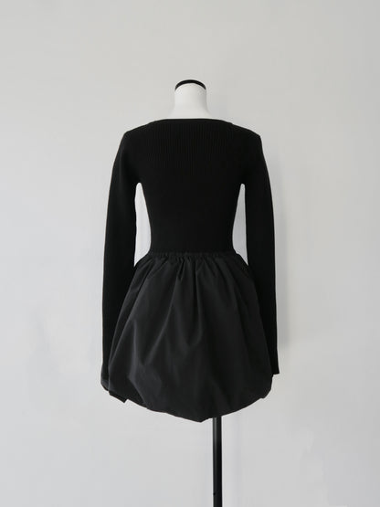 bubble docking mini dress