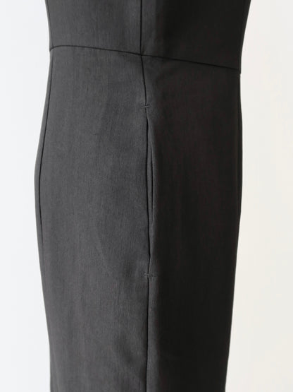 slim line slip dress