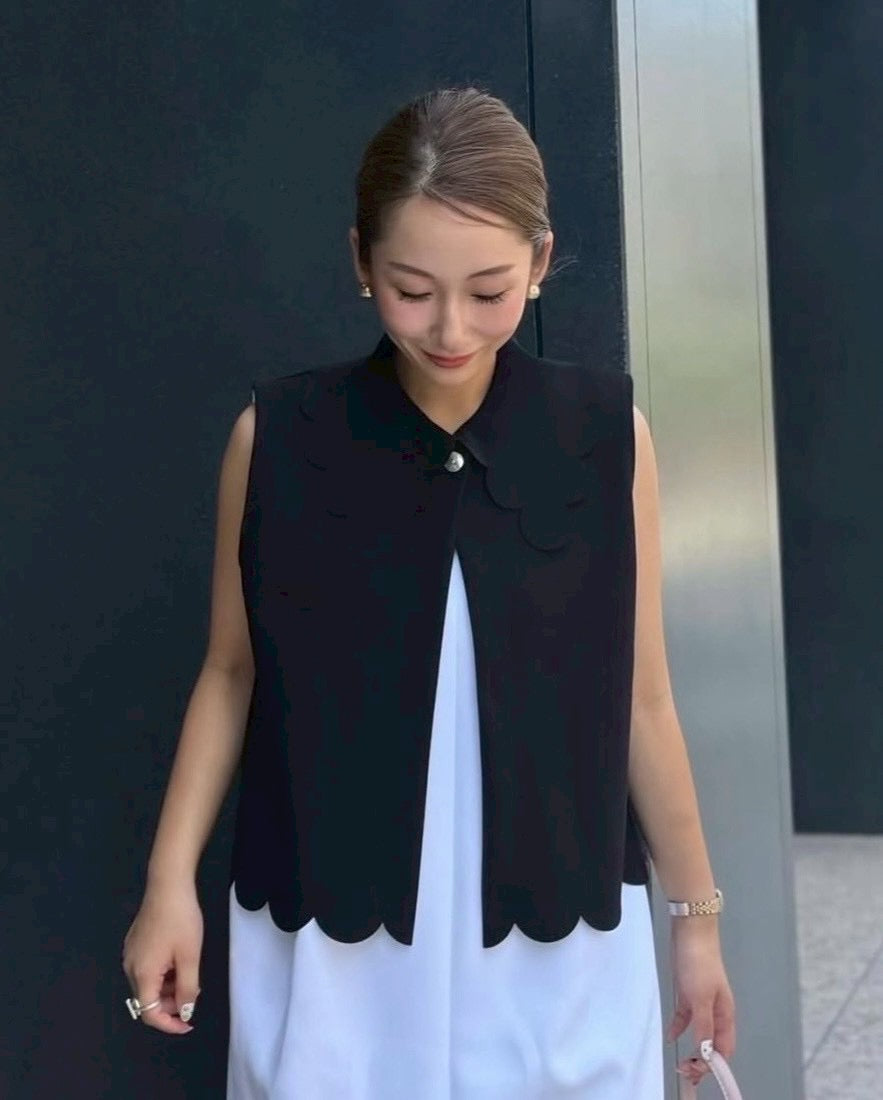 swane スワネ　cloud collar open vest ベスト cloud collar open vest（ベスト）｜swane（スワネ