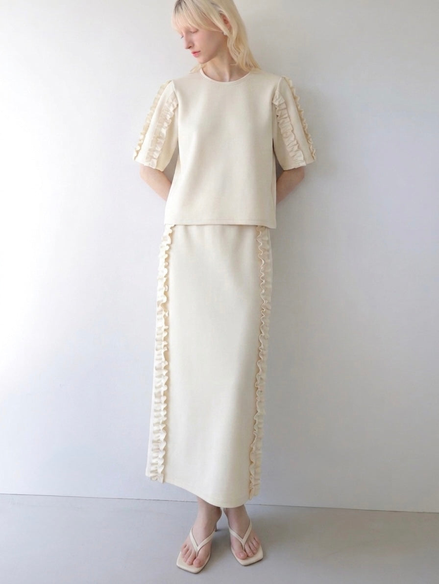 [ SAMPLE SALE ] frill sleeves pullover