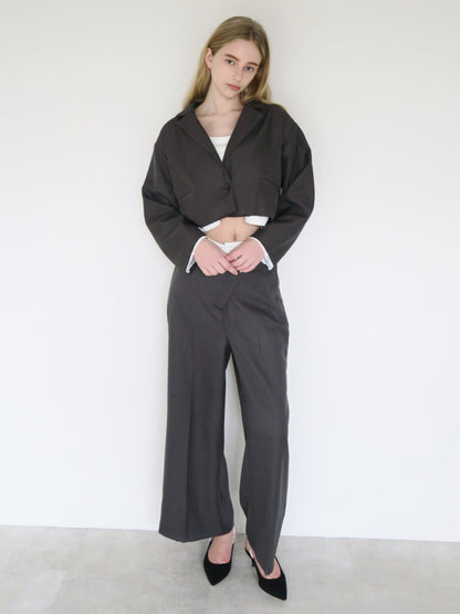 [ SAMPLE SALE ] cutoff cropped jacket