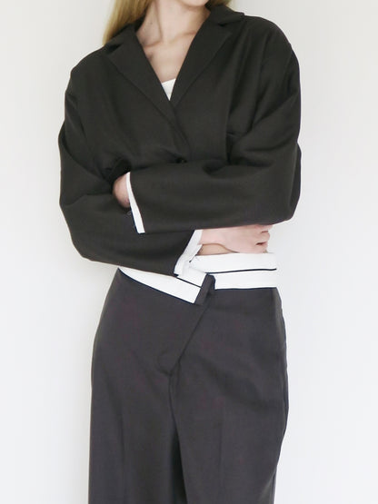 [ SAMPLE SALE ] cutoff cropped jacket