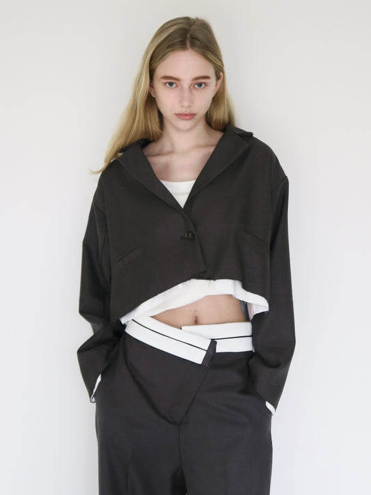 cutoff cropped jacket