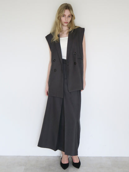 [ SAMPLE SALE ] long tailored gilet