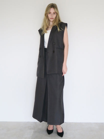 [ SAMPLE SALE ] long tailored gilet