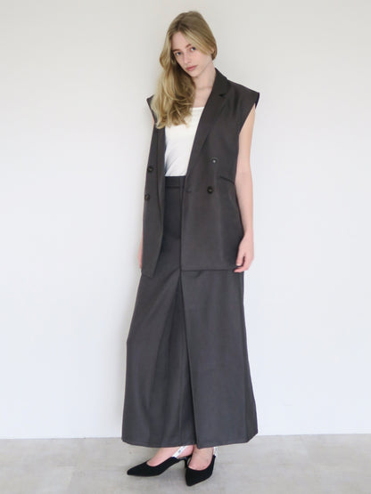 [ SAMPLE SALE ] long tailored gilet