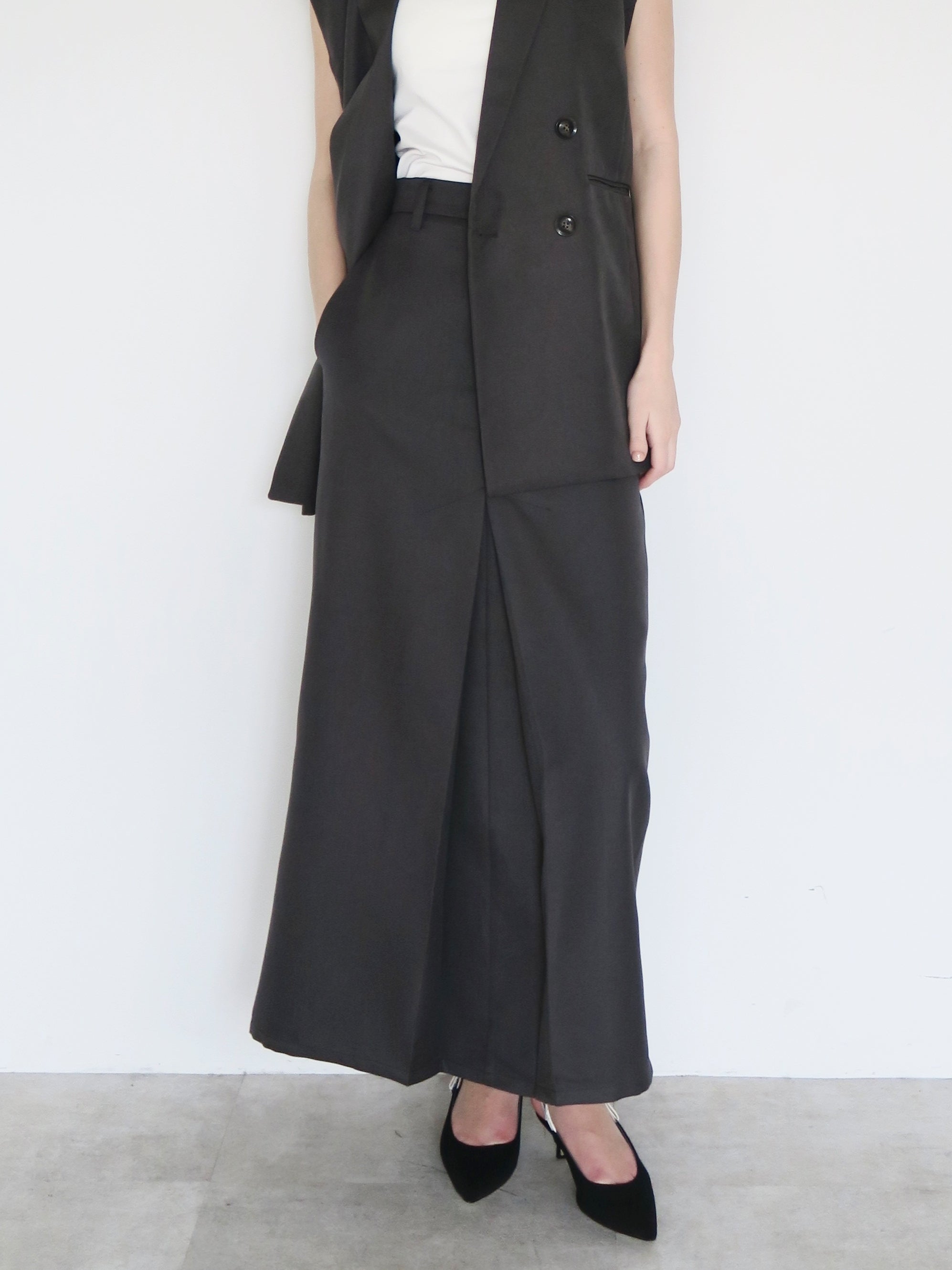 front tuck wide skirt – swane